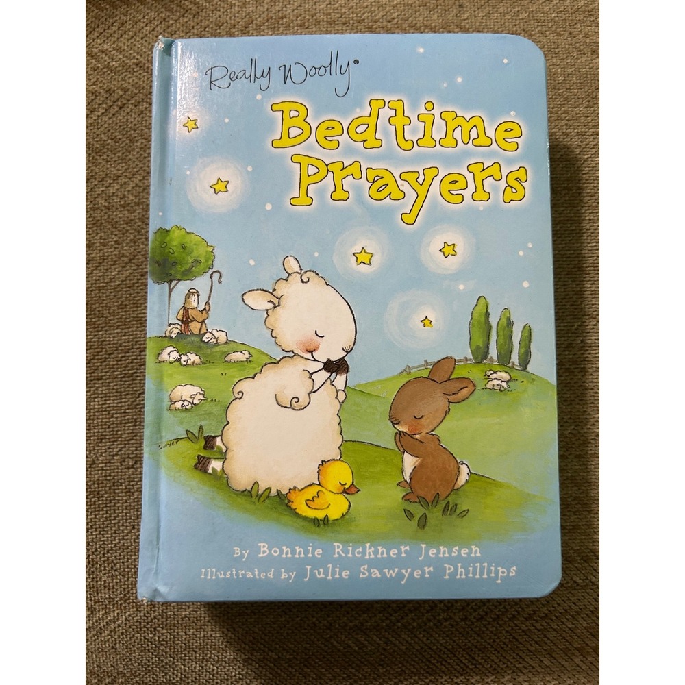 Really Woolly Bedtime Prayers Bonnie Rickner Jensen Padded Board Book DaySpring
